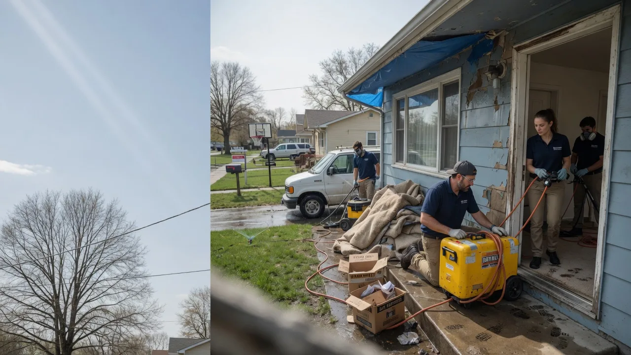 Basement Flood Cleanup in Holmesville, OH near me